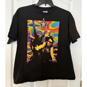 Vintage U2 ZOOROPA  ZOO TV TOUR  XL Concert T Shirt Black RARE 1993